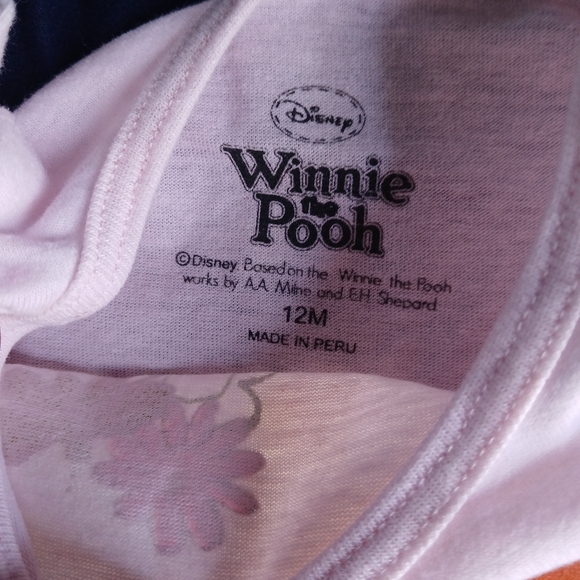 Baby Girl Lot Of 6 Size 12 Months Minnie Mouse/Winnie The Pooh/Cowboys - Picture 10 of 13